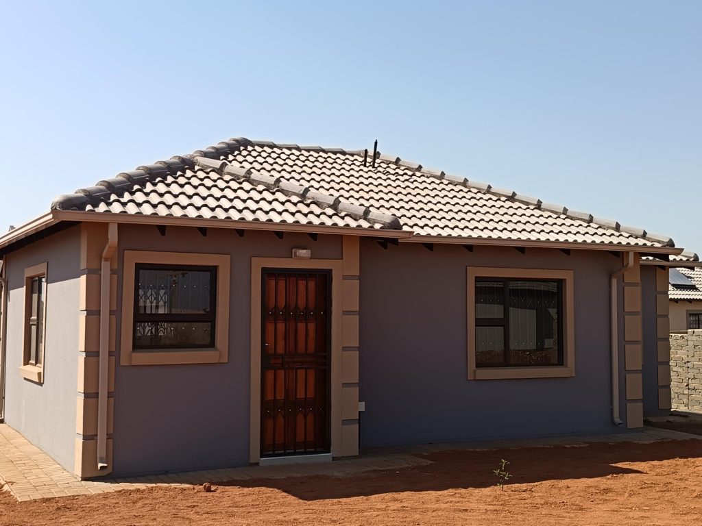 Newly built home at Klerksoord development