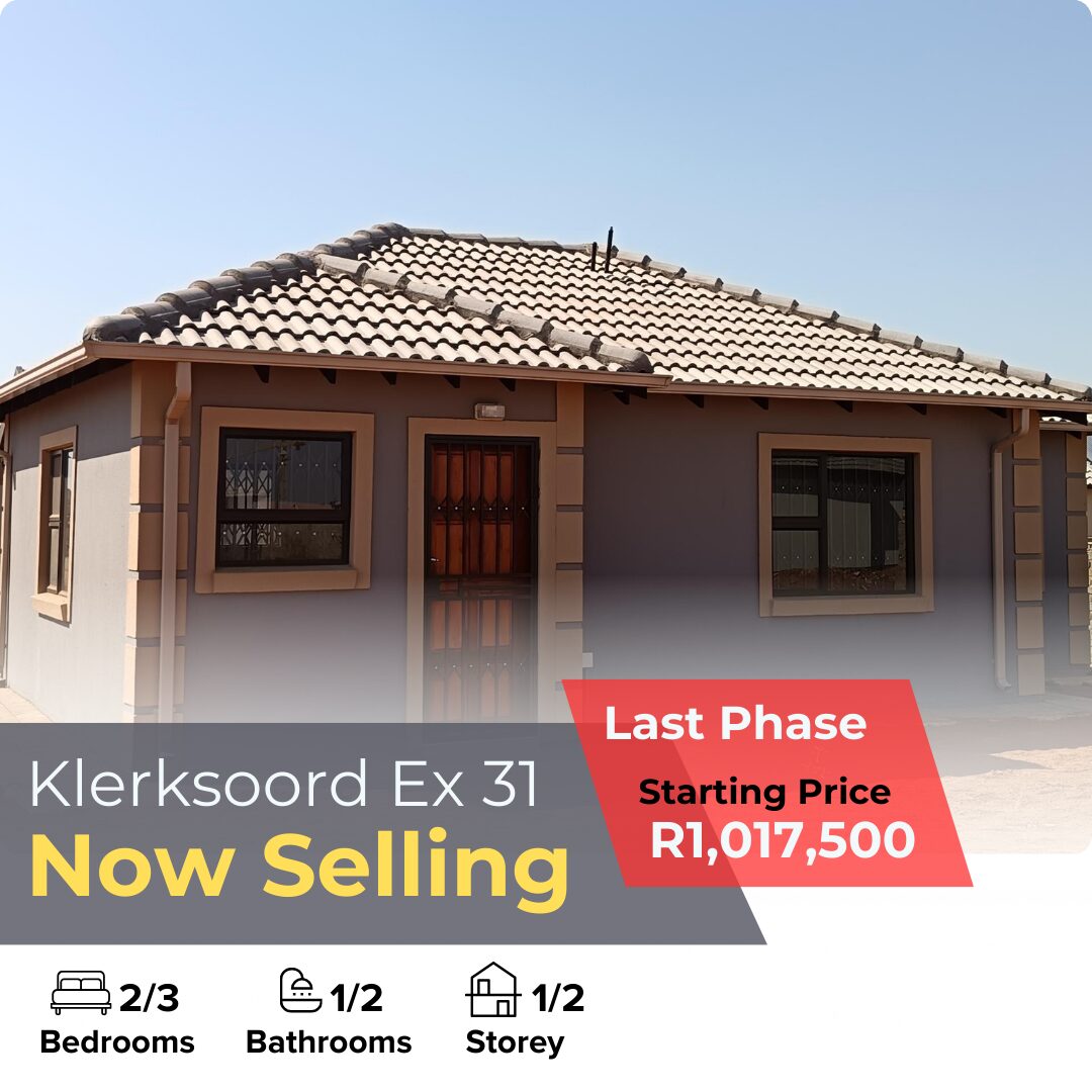 Klerksoord X31 Now Selling Price 2026